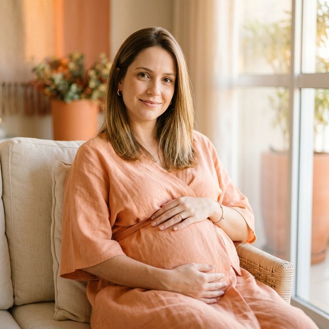 Carolina — gestante de 24 semanas